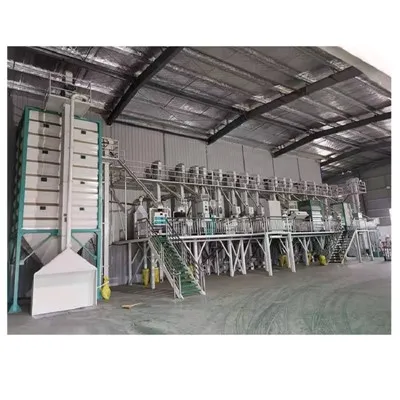 Línea de molienda de arroz de 50 tpd